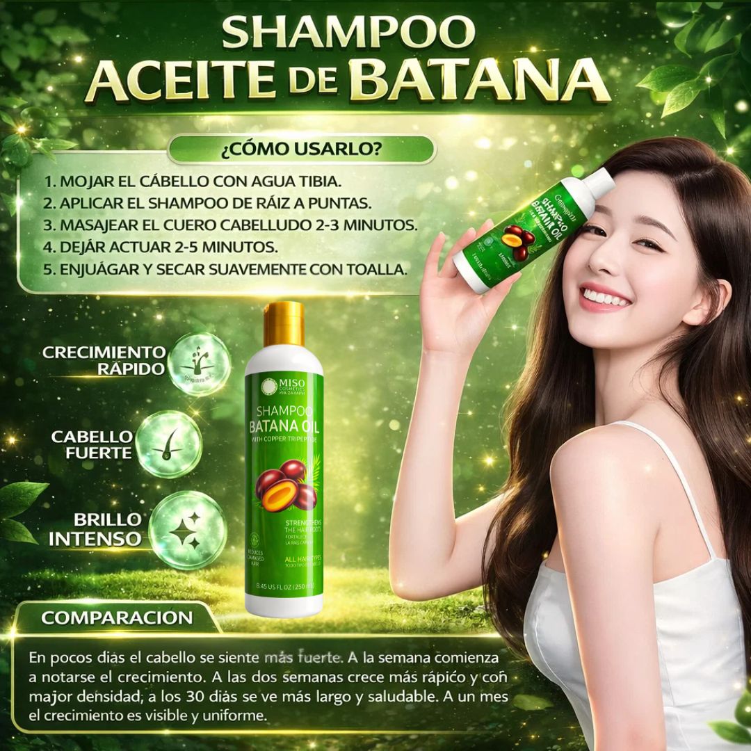 🌿 SHAMPOO BATANA OIL — CUIDADO INTENSIVO PARA TU CABELLO