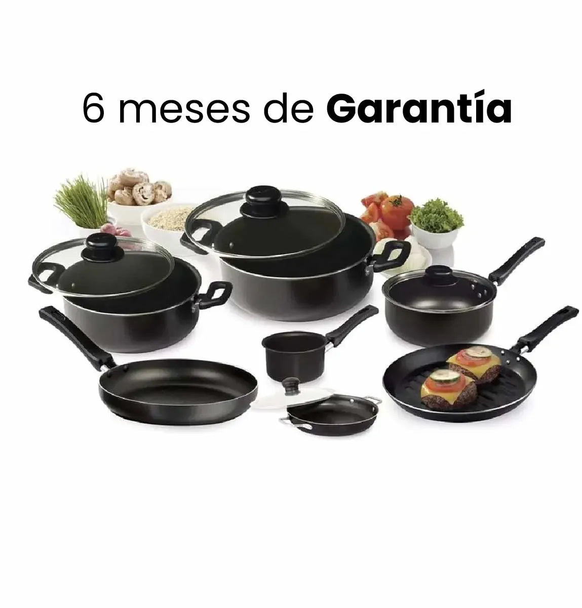 🔥 ¡LIQUIDACIÓN DE STOCK! Juego de Ollas de 13 Piezas Antiadherentes 🍲 ¡Llévalo por solo $59,90!